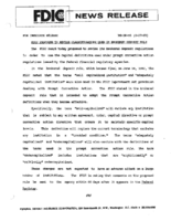 FDIC Proposes to Revise Classification Used in Brokered Deposit Rule