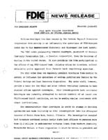 FDIC Bans William Grantmyre From Service in United States Banks