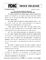 FDIC Approves Assumption of Deposits of Everman National Bank of Ft Worth Fort Worth Texas