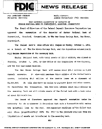 FDIC Approves Assumption of Deposits of Harbor National Bank of Connecticut Branford Connecticut