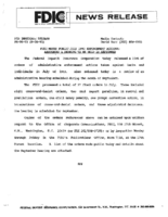 FDIC Makes Public July 1993 Enforcement Actions Announces a Hearing to Be Held in September