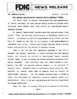 FDIC Proposed New Disclosures Regarding Deposit Insurance Coverage