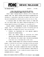 Seidman Urges Congress to Revise Industry Structure As Part of Efforts To Improve Deposit Insurance System