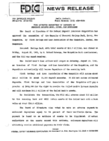 FDIC Approves Assumption of Deposits of Seacoast Savings Bank Dover New Hampshire