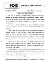 FDIC Transfers Insured Deposits of Columbia Bank Avondale Arizona