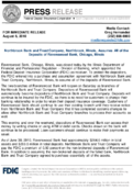 Northbrook Bank and Trust Company Northbrook Illinois Assumes All of the Deposits of Ravenswood Bank Chicago Illinois