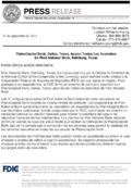 PlainsCapital Bank Dallas Texas Assumes All of the Deposits of First National Bank Edinburg Texas