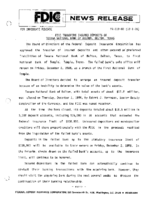 FDIC Transfers Insured Deposits of Texana National Bank of Belton Belton Texas