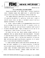 FDIC to Amend Capital Forbearance Program