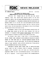 FDIC Reports that Commercial Banks Earned a Record 85 Billion in the Third Quarter of 1992