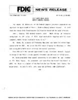 FDIC Names Mark Rosen Deputy General Counsel