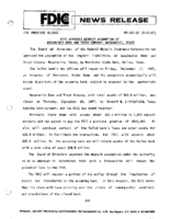 FDIC Approves Deposit Assumption of Waxahachie Bank and Trust Company Waxahachie Texas