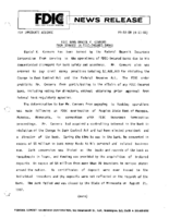 FDIC Bans Daniel K Conners From Service in FDICInsured Banks