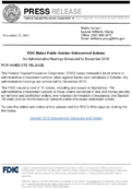 FDIC Makes Public October Enforcement Actions