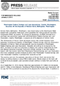 Washington Federal Savings and Loan Association Seattle Washington Assumes All the Deposits of Horizon Bank Bellingham Washington