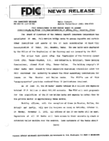 FDIC Establishes 20 New Bridge Banks to Assume Subsidiaries of First City Bancorporation of Texas Inc Houston Texas