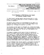 Federal Regulators to Hold Hearing in Los Angeles on  Community Lending By Banks