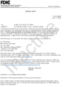 Special Alert St Genevieve Bank  Trust  Fictitious Checks