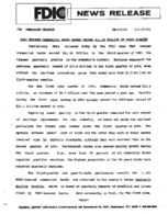 FDIC Reports Commercial Banks Earned Record 1145 Billion in Third Quarter