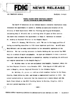 Sandra Waldrop Named Associate Director of FDIC Division of Bank Supervision