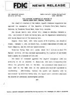 FDIC Approves Assumption of Deposits of Kempton State Bank Kempton Illinois