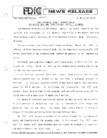 FDIC Approves Deposit Assumption of The Madill Bank and Trust Company Madill Oklahoma