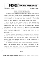 FDIC Named Managing Agent of Two Phoenix Savings and Loan Associations