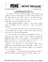 FDIC Transfers Insured Deposits of Lake country National Bank Burnet Texas