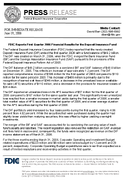 FDIC Reports First Quarter 2006 Financial Results for the Deposit Insurance Fund