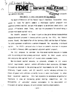 FDIC Agrees to Issue RiskBased Capital Proposal Part 325