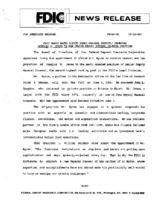 FDIC Board Names Alfred Byrne General Counsel Promotes Douglas H Jones to New Senior Deputy General