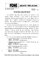 Joint Regulatory Teams Assume oversight of Four Troubled Savings Institutions