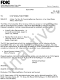 Special Alert Entities That May Be Conducting Banking Operations in the United States Without Authorization