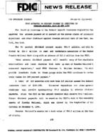 FDIC Approves 50 Percent Payment to Freedom National Bank of New York