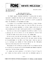 FDIC Asks Justice to Seek Restitution Orders in Fraud Cases