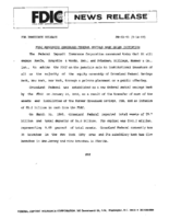 FDIC Announces Crossland Federal Savings Bank Sales Initiative