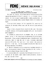 FDIC Names Arthur F Lorentzen Jr Assistant Director Credit For Division of Liquidation