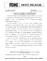 FDIC Makes Public November 1993 Enforcement Actions Provides List of Hearings to Be Held in January