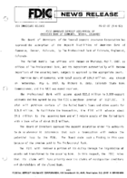 FDIC Approves Deposit Assumption of American Bank of Commerce Denver Colorado