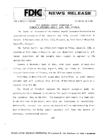 FDIC Approves Deposit Assumption of Farmers  Merchants Bank of Elmo Elmo Missouri