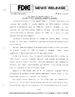 FDIC Transfers Insured Deposits of National Bank of Frederick Frederick Oklahoma