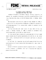 FDIC Approves Deposit Assumption of East Texas State Bank Buna Texas