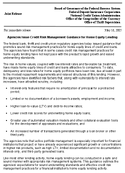 Joint ReleaseAgencies Issue Credit Risk Management Guidance for Home Equity Lending