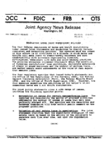 Regulators Issue Joint Supervisory Policies  Accounting Standards