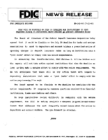 FDIC Will Be Flexible On July 29 Deadline For Institutions to Send Required Notice to Depositors About Changes in Deposit Insurance Rules