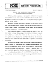 FDIC to Sell Thousands of FSLIC Assets at Fourday Auction in Dallas