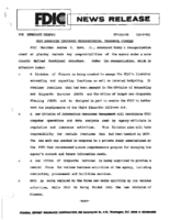 FDIC Announces Corporate Reorganization Personnel Changes