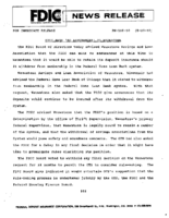 FDIC Says No Assurances to Wauwatosa