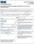 Federal Emergency Management Agency Preferred Risk Policy TwoYear Eligibility Extension