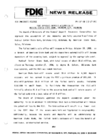 FDIC Approves Deposit Assumption of Medical Center State Bank Oklahoma City Oklahoma